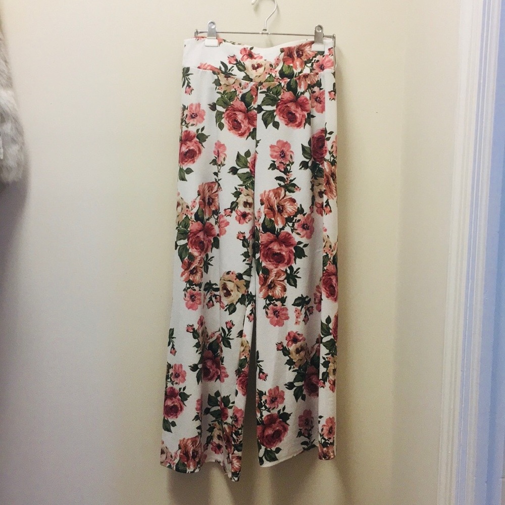 Floral Design Pants